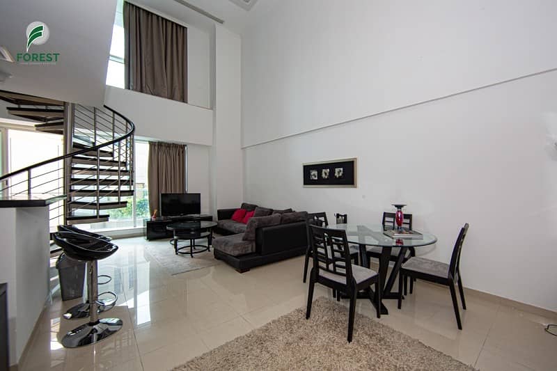 Fully Furnished 1 Bedroom Duplex with Private Terrace