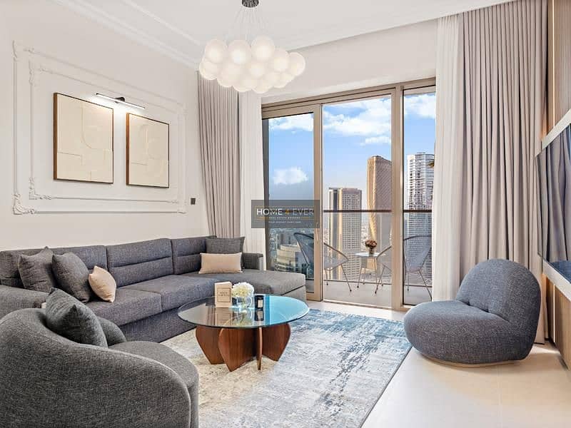 Burj View || Luxury Cozy Minimalist || 2 BR Haven