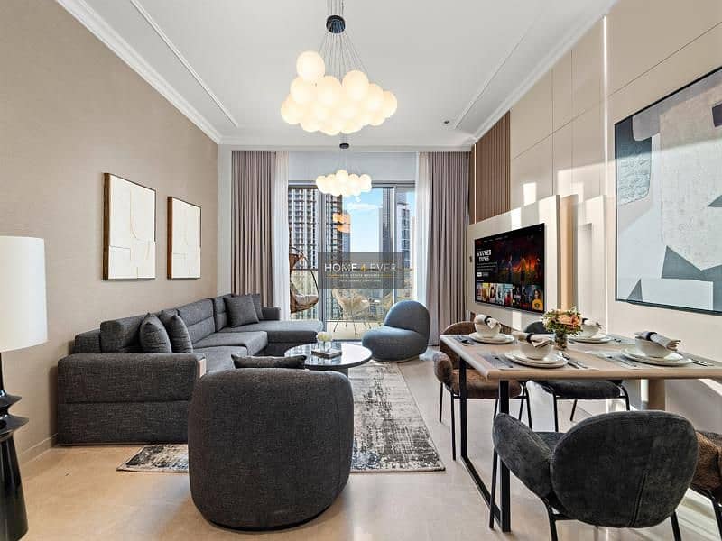 Burj View || Luxury Cozy Minimalist || 2 BR Haven
