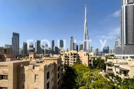 2 Bedroom Apartment for Rent in Downtown Dubai, Dubai - Bright | Study Room | Vacant | Unfurnished