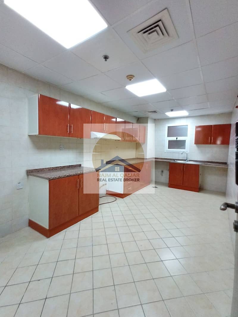 ELEGANT CHILLER FRER 3 BHK + 3 BATH + MAID ROOM. WITH BALCONY AND PARKING FREE AND ALL FACILITIES IN AL NAHDA DUBAI RENT 100 K