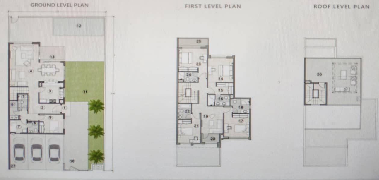 4BR Villa, Single Row (Horizon view), Corner Unit, G+2, Exceptionally Landscaped, Large Plot (3605.80sqft) - Image 7
