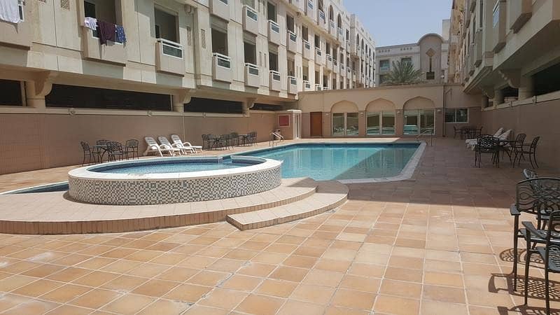 13 MONTH CONTRECT_2 BHK 3 BATH-MAID ROOM WITH GYM POOL BIG BALCONY-1 PARKING PLAYING AREA IN 70K