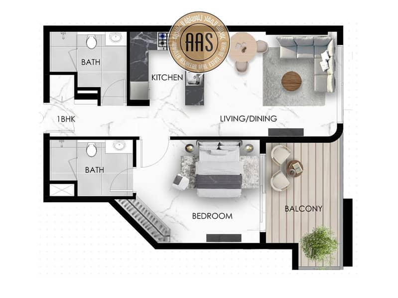 AFFORDABLE 1 BEDROOM WITH TERRACE | NO COMMISSION | HANDOVER DEC 2026 - Image 10