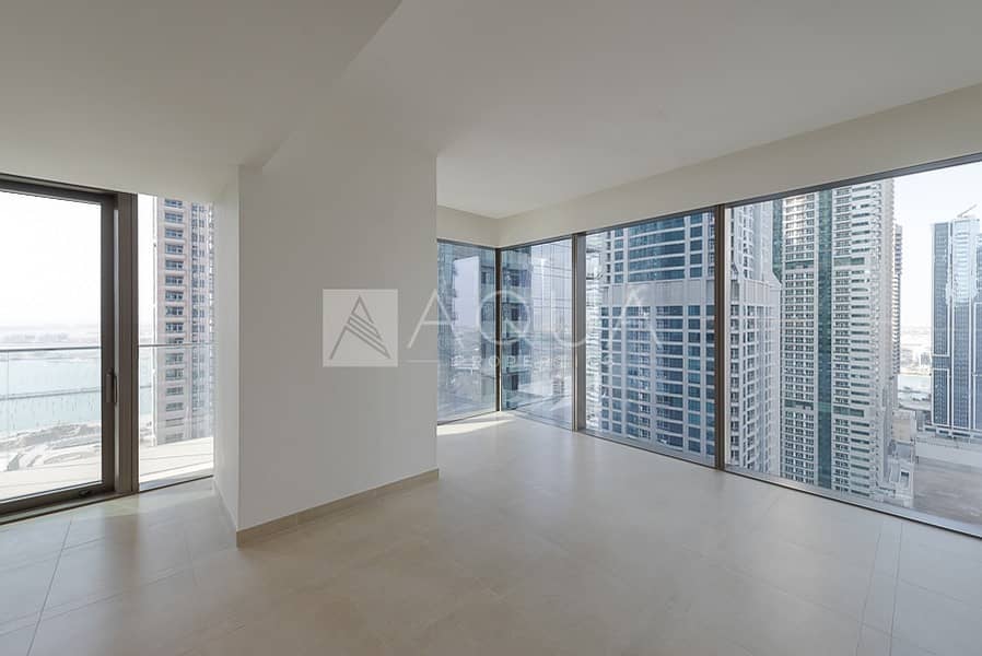 High Floor | Marina and Sea views l Vacant