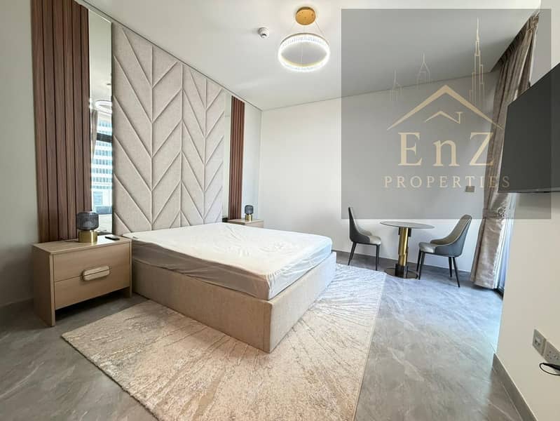 Canal View Fully Furnished Studio | Ready to Move | 4 To 6 Cheques