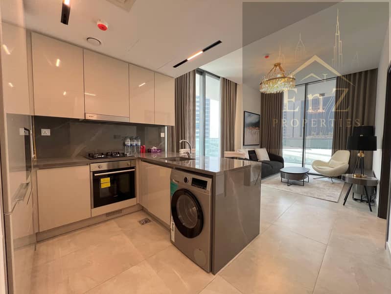 Amazing Pool + Canal View Fully Furnished 1 Bedroom 2 Bath | Ready to Move |