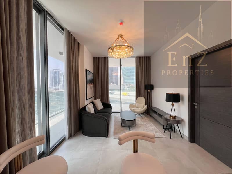 Amazing Pool + Canal View Fully Furnished 1 Bedroom 2 Bath | Ready to Move |