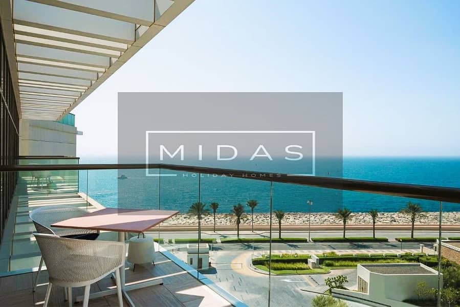 Palm and Sea Views | Balcony I Beach Access