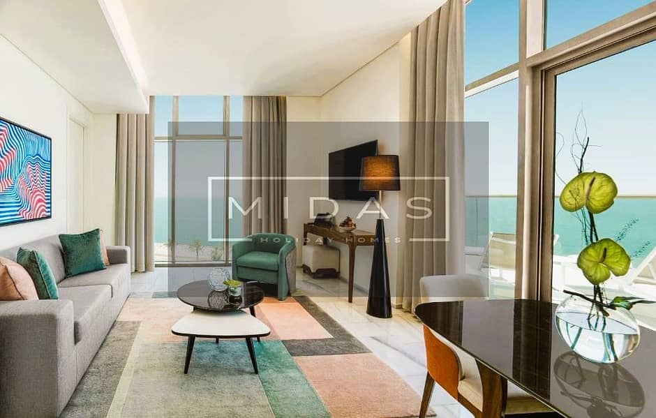 Palm and Sea Views | Balcony I Beach Access