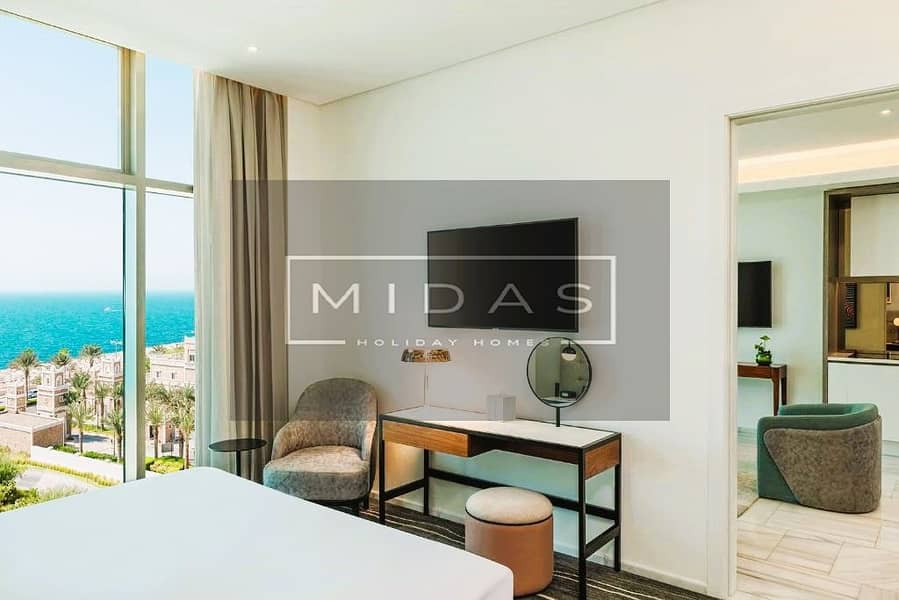 Palm and Sea Views | Balcony I Beach Access - Image 12