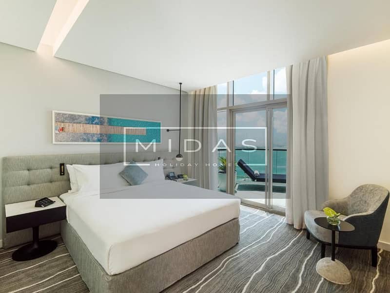 Modern | Sea View | Balcony I Private Beach Access