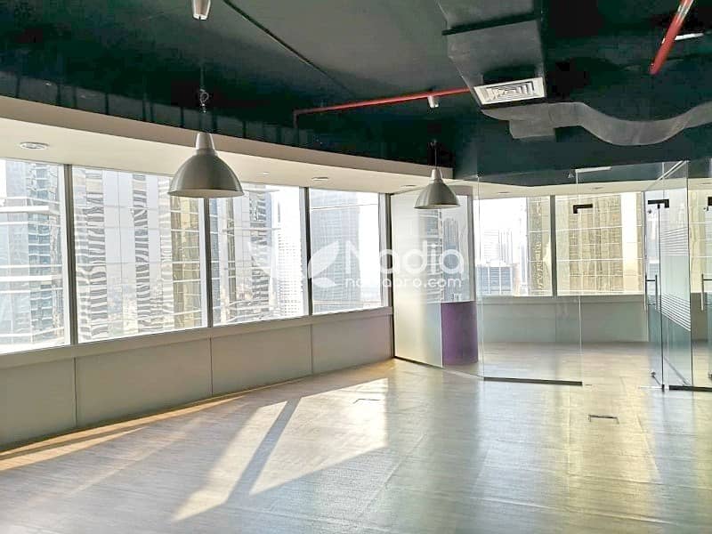 Stylish Fitted Office w/ Glass Partitions | Silver Tower (AG) | JLT