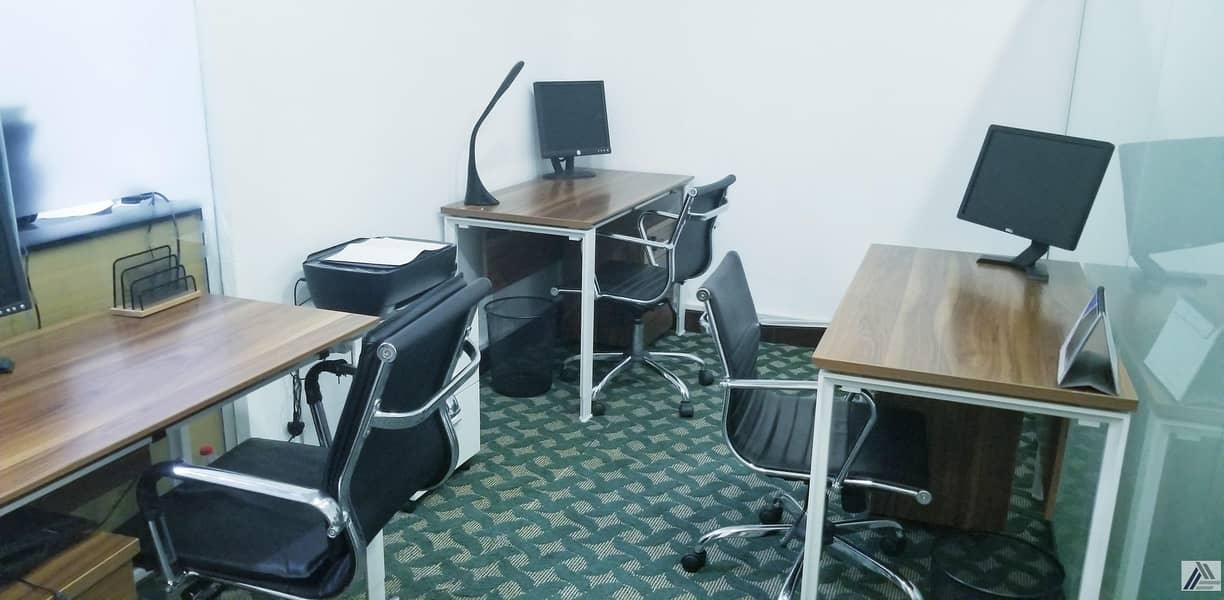 Stunning Flexi Desk Office with Fantastic Location | Fully Furnished| Fully Serviced|Near to Metro|with Tenancy Contract