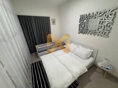 Stylish Furnished 1BR | Golfville Dubai Hills