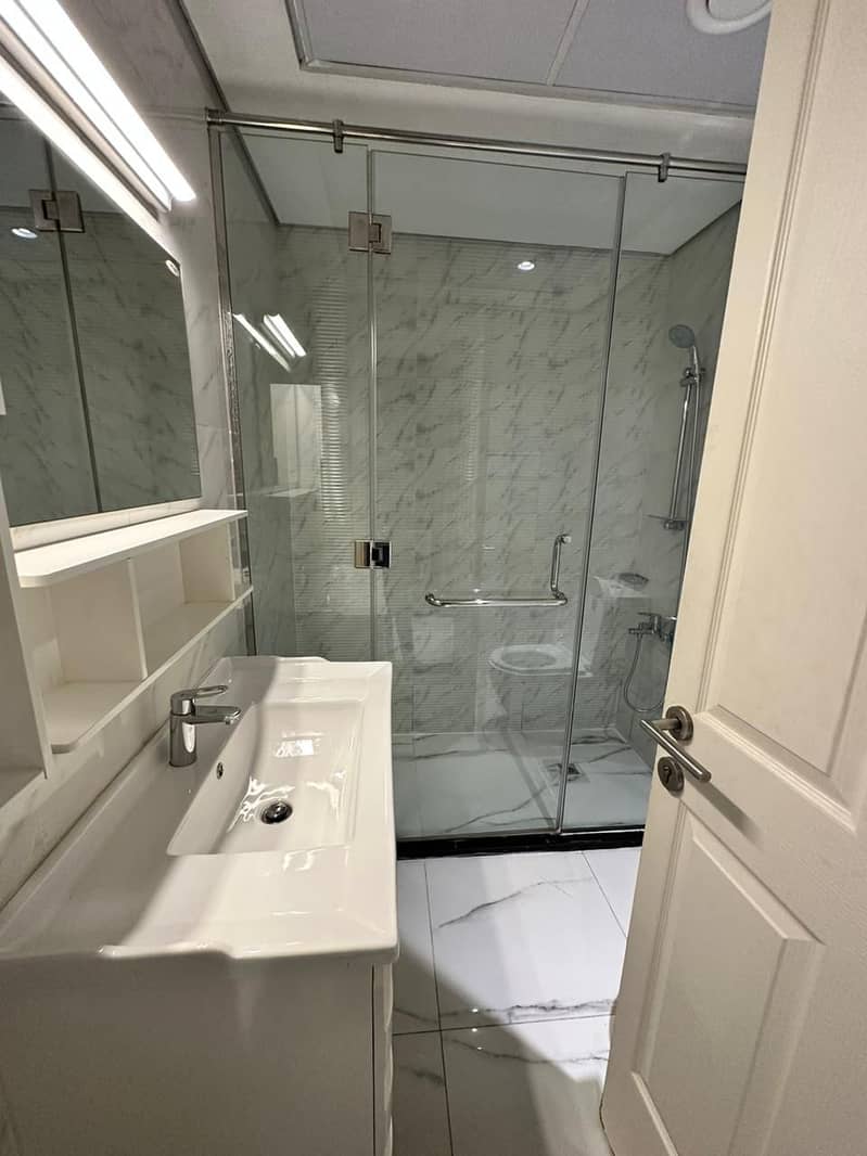 Studio available unfurnished 48k and with furnished is 52k with 4 cheques available