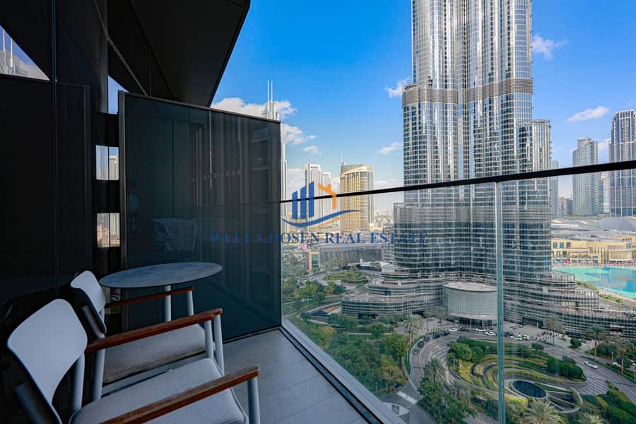 Burj Khalifa & Fountain View | Furnished | Mid Floor