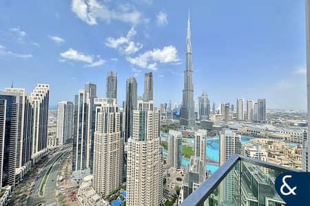 3 Bedroom Apartment for Rent in Downtown Dubai, Dubai - Vacant Now | Burj View | High Floor