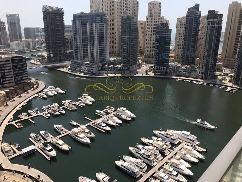 MARINA VIEW | 2 BED + STUDY | FURNISHED | HIGHER FLOOR