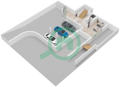 Maha Villas - Plano de planta de 5 habitaciones Villa Tipo 3B
