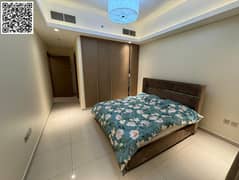 Furnished one-bedroom apartment for annual rent in Ajman – Gulf Tower Directly on Khalifa Main Street Fully equipped gym Free swimming pool Upscale bu