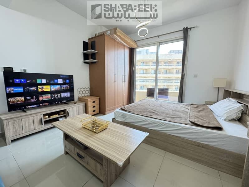 Furnished Studio/ 4 cheques