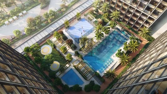 Studio te Koop in Dubai Production City (IMPZ), Dubai - Community-Pool-3. jpg