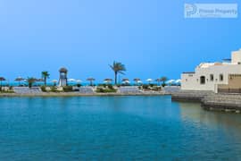 Furnished 1BR | Lagoon View | Partial Beach View | Cove Rotana