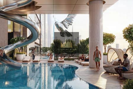 2 Bedroom Apartment for Sale in Business Bay, Dubai - Sky parks Pool. jpg