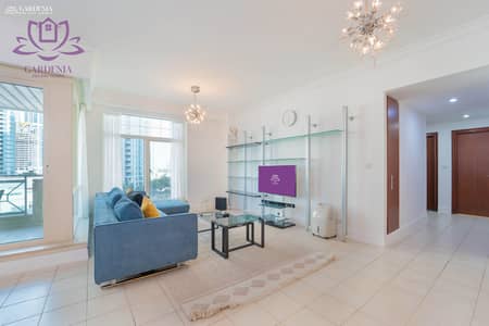 2 Schlafzimmer Wohnung zum zur Miete in Dubai Marina, Dubai - living 2. jpg
