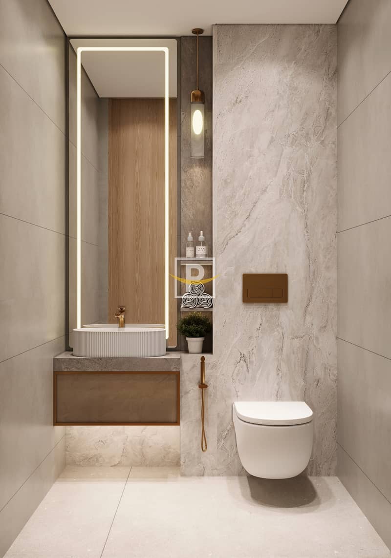 Spacious Convertible 2BR|Ultra-Luxury|Near Airport - Image 15