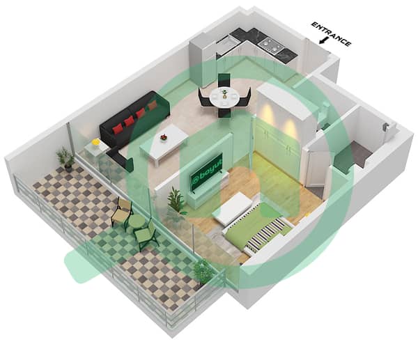 Unit 01 Floor 2-7 Unit 01 Floor 2-7