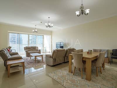 3 Bedroom Apartment for Rent in Jumeirah Lake Towers (JLT), Dubai - Spacious 3 BR Plus Maid Room Lake Views 3 Bedroom Apartment for Rent in Jumeirah Lake Towers (JLT), Dubai - Spacious 3 BR Plus Maid Room Lake Views