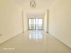 Limit time offer 1 month free Brand new 1BHK apartment with baloney 2 bathroom in al jada open area
