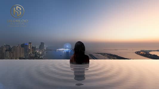 3 Bedroom Flat for Sale in Dubai Harbour, Dubai - 240626-Rooftop pool 02. jpg 3 Bedroom Flat for Sale in Dubai Harbour, Dubai - 240626-Rooftop pool 02. jpg