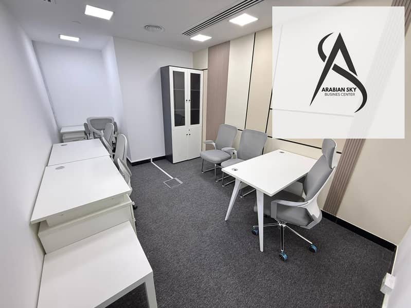Fully Furnished Office | Steps from Sharaf DG Metro Exit 4 | Bur Dubai - Image 1