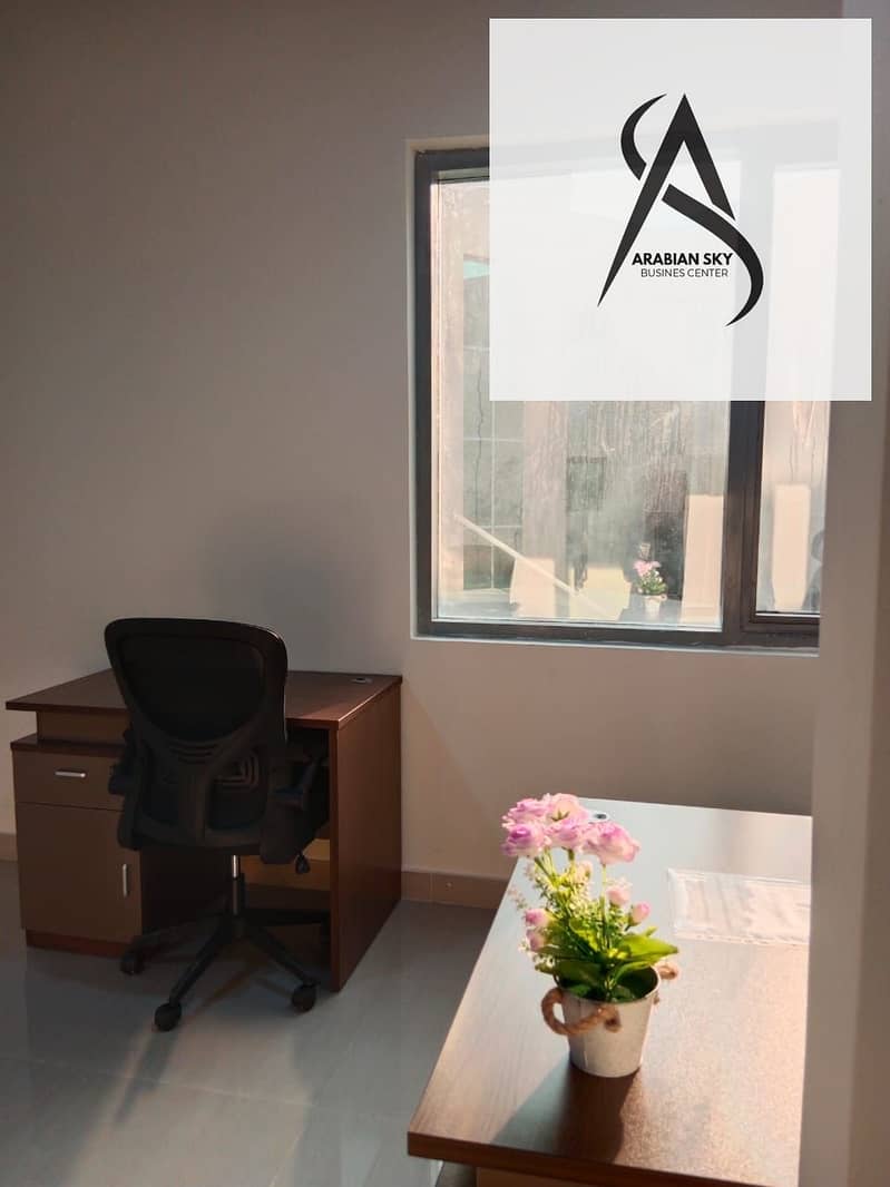Fully Serviced Desk Space with Ejari | Shon Business Park | DIP - Image 1