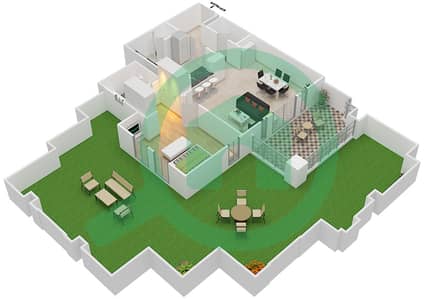 Reehan 5 - 1 Bedroom Apartment Unit 2 / GROUND FLOOR Floor plan