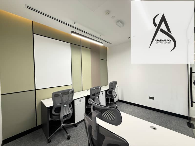 Corporate Offices with Elegant Reception & Lounge Area | Near METRO- HealthCare & WAFI MALL | Prime Location - Image 4