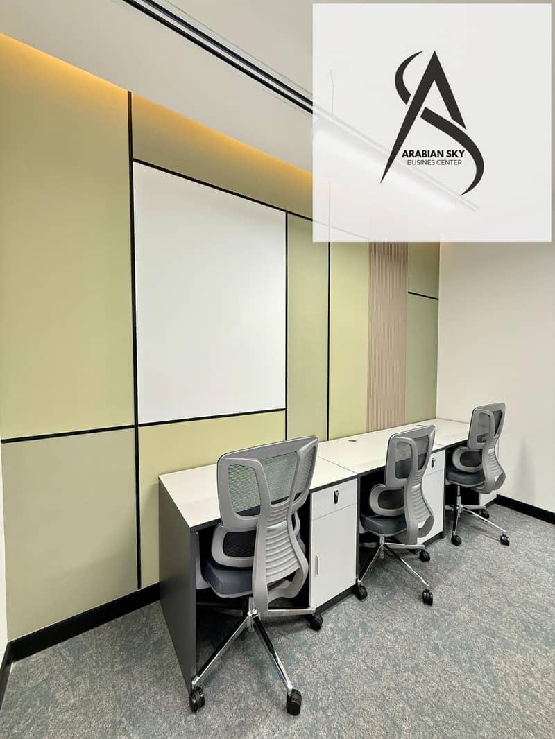 Corporate Offices with Elegant Reception & Lounge Area | Near METRO- HealthCare & WAFI MALL | Prime Location - Image 5