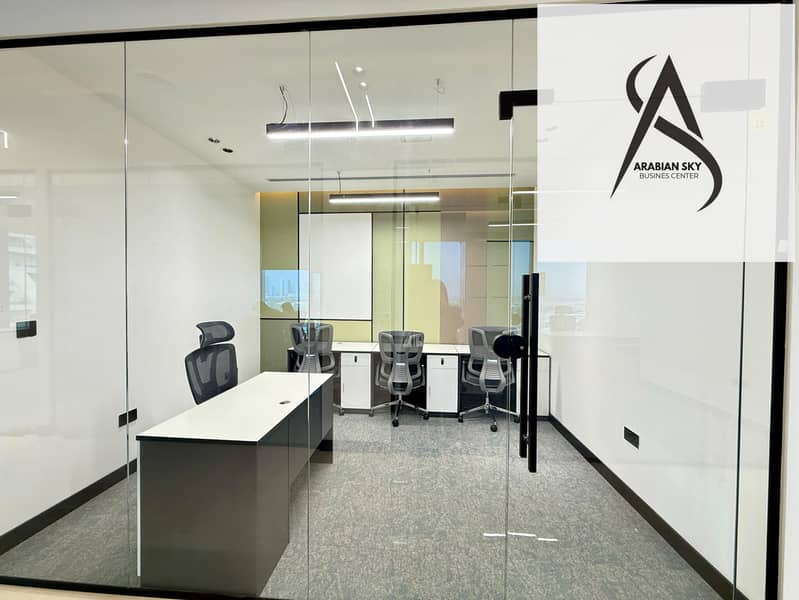 Corporate Offices with Elegant Reception & Lounge Area | Near METRO- HealthCare & WAFI MALL | Prime Location - Image 6