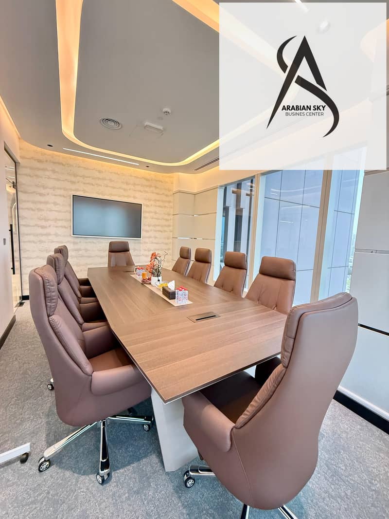 Corporate Offices with Elegant Reception & Lounge Area | Near METRO- HealthCare & WAFI MALL | Prime Location - Image 10
