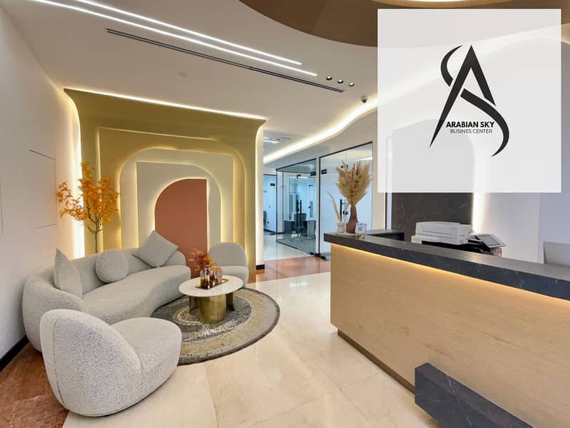 Corporate Offices with Elegant Reception & Lounge Area | Near METRO- HealthCare & WAFI MALL | Prime Location - Image 11