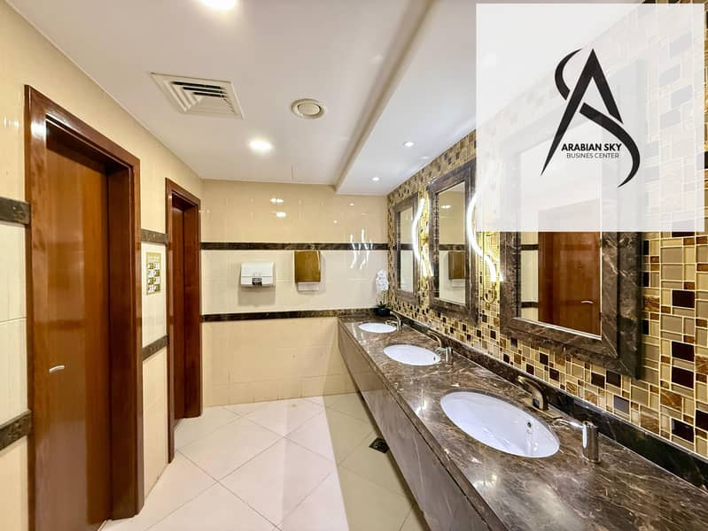 Corporate Offices with Elegant Reception & Lounge Area | Near METRO- HealthCare & WAFI MALL | Prime Location - Image 21