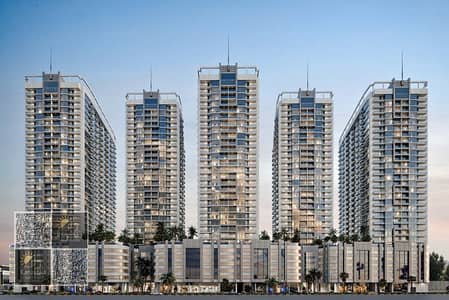 Appartement de 4 chambres à à vendre à Ajman Free Zone, Ajman - Ajman Creek Towers Road View. jpeg Appartement de 4 chambres à à vendre à Ajman Free Zone, Ajman - Ajman Creek Towers Road View. jpeg