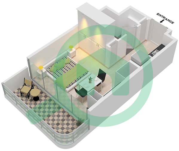 Type 4A Unit 26 Floor 2-7 Type 4A Unit 26 Floor 2-7