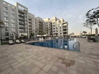 1 Bedroom Flat for Rent in Town Square, Dubai - Vacant | Community View | Balcony