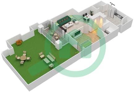 Reehan 5 - 1 Bedroom Apartment Unit 4 / GROUND FLOOR Floor plan