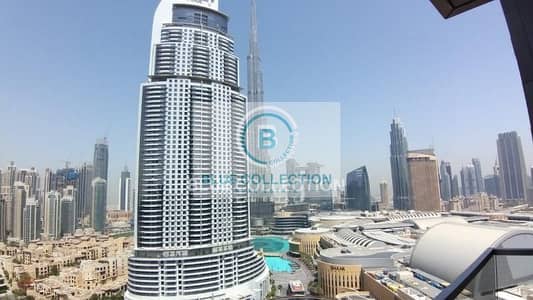 2 Bedroom Apartment for Rent in Downtown Dubai, Dubai - Full Burj Khalifa View | Fully Furnished | No Commission