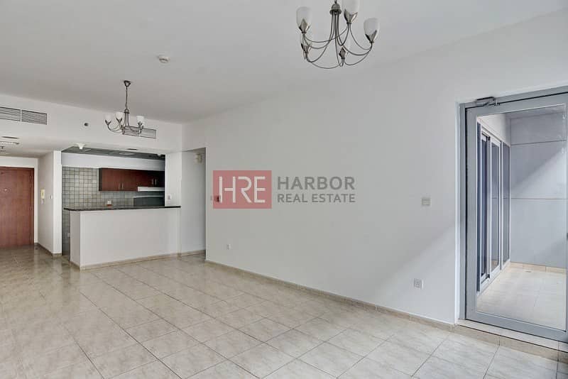 Spacious 1BR | Large Balcony | Direct Pool Access